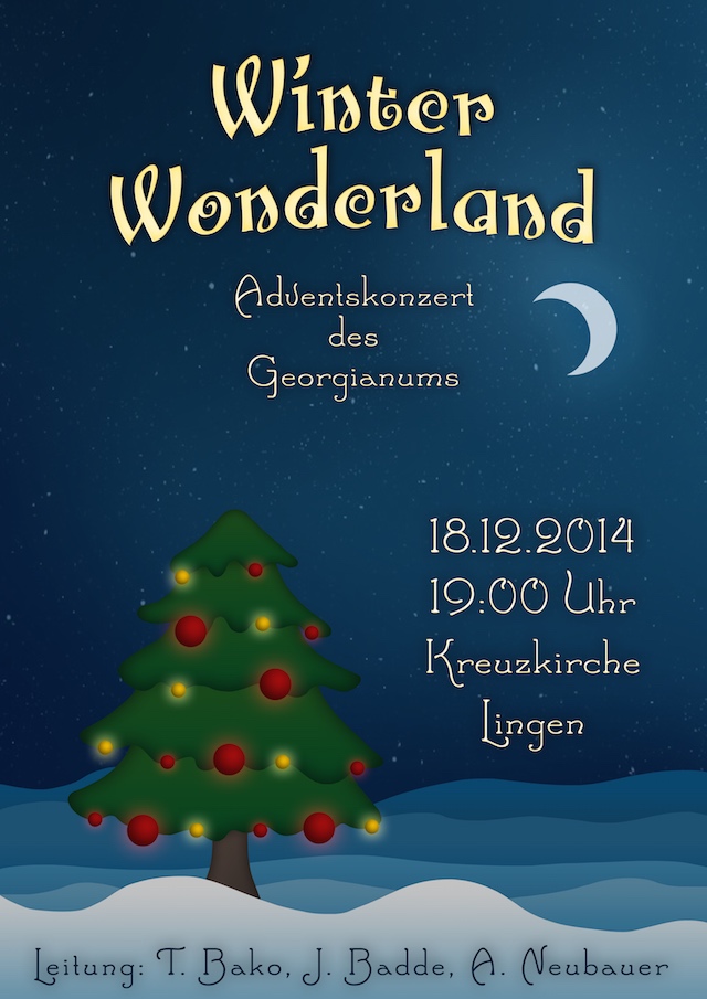 Plakat Adventskonzert 2014