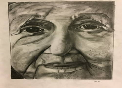 Kunstwerk des Monats November von Lena Koch, Klasse 10f