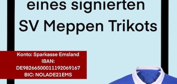 Versteigerung Trikot SVM_Plakat