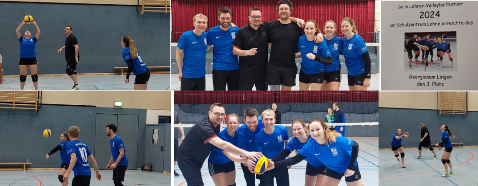 3. Platz beim Lehrer-Volleyballturnier