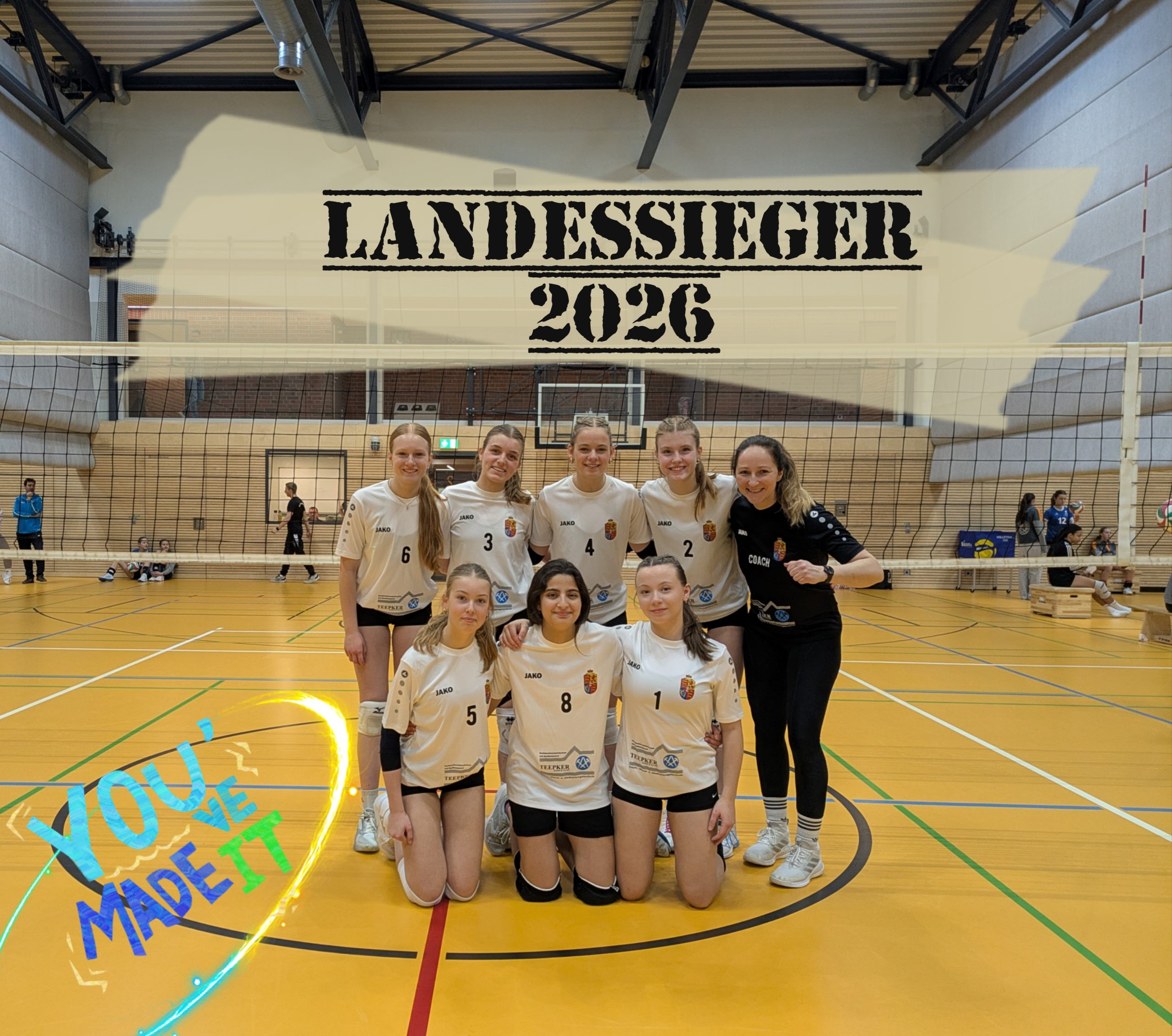 Im Doppelpack zum Bundesfinale - Volleyballerinnen glänzen in Lüneburg
